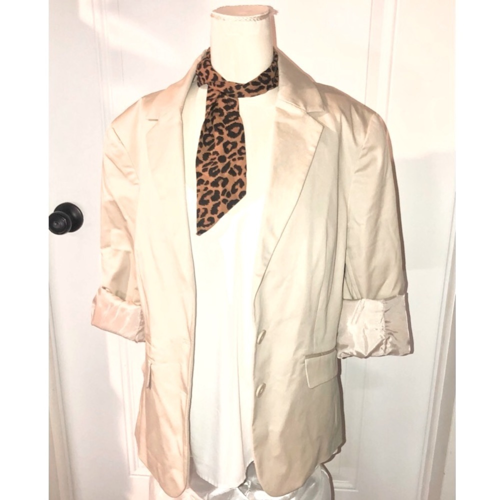 NWT NY&Co. Khaki Blazer Size 14 - Picture 2 of 14
